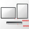 Bathroom Metal Frame Mirror Wall Mounted Mirror with Cosmetics Towel Shelf Rack