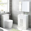 Vanity Unit & Basin Sink Cabinet Bathroom Storage Furniture Free Standing Wall