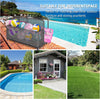 43.3" Outdoor Storage Box Rattan Garden Cushion Organizer Patio Deck Cabinet