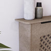 White Radiator Cover MDF Small Large Modern Wood Slat Grill Cabinet Furniture