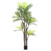 200cm/6.5FT Artificial Palm Tree Fake Plant in Pot Indoor Outdoor Decoration UK