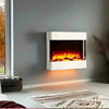 Wall Mounted Electric Fire with Log & Crystal Fuel Bed - Endeavour Fires Haxby