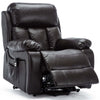 CHESTER DUAL MOTOR RISER ELECTRIC LEATHER RECLINER ARMCHAIR HEATED MASSAGE CHAIR