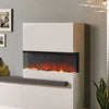 Electric Fireplace Panoramic Media Fire 40-80in Insert LED Fireplace Decorations