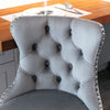 Velvet Swivel Bar Stools Set of 2 Swivel Kitchen Barstools Bar Chairs Grey Black