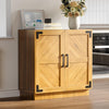 31.5in Sideboard Buffet Cabinet Storage Cupboard with Doors Adjustable Shelves