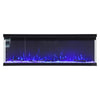 70inch Electric Fireplace LED Media Freestand/Inset Fire 3 Side Panoramic Remote