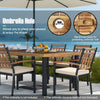 200 x 100cm Large Rectangle Table with Acacia Wood Tabletop