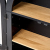 Arched Storage Cupboard Hanging Cabinet with Doors Wall-mounted Storage Cabinet