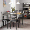 5-Piece Kitchen Dining Room Table Chair Set Small Space Set for 4 Dining Table🔥