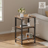 Side Table, Height Adjustable Bedside Table, End Table, Sofa Table, Nightstand