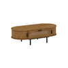 LV55 1 Drawer Light Oak Brown Coffee Table