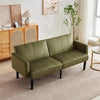 2-3 Seater Convertible Futon Sofa Bed Upholstered Fabric Sleeper Couch