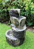 Garden Water Feature Fountain LED Lights Indoor Outdoor Statues Ornament Cascade
