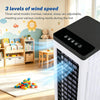 Portable Air Cooler, 15L Evaporative Air Cooler with 2 Ice Packs, Remote Control
