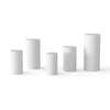 5PCS Metal Plinth Cylinder Dessert Pedestal Wedding Cake Flower Display Stand