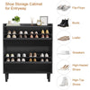 Shoe Storage Cabinet with 3/2 Flip Drawers for Hallway w/ Adjustable Shelves