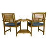 Wooden Companion Love Seat Cushions Garden Chairs Table Corner Bench Jack & Jill