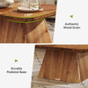 Square Solid Wood Coffee Table, 31.5 Inch Classic Center Table for Living Room