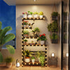 5 Tier Bookshelf Vintage Industrial Bookcase Display Rack Ladder Storage Shelf