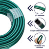 50M Garden Hose Pipe Reinforced Braided PVC Watering Hosepipe Reel Green 1/2"
