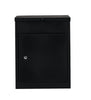 Extra Large Black Outdoor Parcel Secure Box Lock Package Delivery Drop Postbox