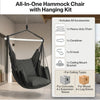 Mountview Hammock Chair Hanging Rope Swing Seat Indoor Outdoor with Cushions