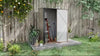 Outdoor Storage Shed w/ Lockable Door for Garden, Brown