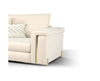 Sofology The Oscar Ecru Mix Super Matt Velvet & Gold Loveseat Armchair RRP £1199