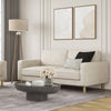 Dusk Soho Ivory Bouclé & Gold Effect 3 Seater Sofa RRP £899