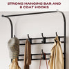 Hall Tree Shoe Bench for Entryway, 4-in-1 Coat Rack Storage Bench with 8 Hooks