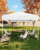 10X10FT Pop Up Canopy Beach Tent Sun Shade with 3 Adjustable Height Sandbags