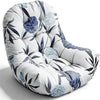 Egg Swing Chair Cushion Waterproof 120x84x18cm Outdoor Patio Hanging Basket C...