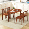 Rectangular Kitchen Table 110cm Wooden Dining Table for 2-4 People