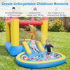 Inflatable Bounce House Kids Wet Dry Water Park with Splash Pool