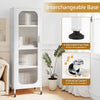 Tall Pantry Cabinet 5 Tier Metal Kitchen Storage