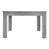 4 Seater Dining Table Rectangle Kitchen Dining Room Furniture, Grey Wood Tone