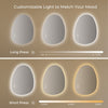 Bathroom Mirror with LED Lights Touch Dimmable Demister Irregular Wall Mounted