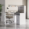 Professional Manicure Table Nail Technician Desk Beauty Salon Station with Shelf