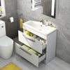 Vanity Unit & Basin Sink Cabinet Bathroom Storage Furniture Free Standing Wall
