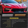 LED For Corvette C8 2019-2025 Daytime Running Light Turn Signal W/ Edge Cover AN
