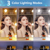 Dressing Table Makeup Vanity Set Desk with 9 Bulbs Mirror 2 Drawer Stool Dvaptti