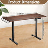 120-140cm Electric Standing Desk Adjustable Height Sit Stand Office Desk UK