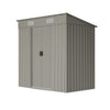 4x6 FT Garden Shed Glitter Storage Shed Waterproof with Foundation Kit and Vents