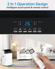 4 IN 1 Portable Air Conditioner 12000BTU Dehumidifier 45L/Day Heating Cooler Fan