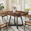80cm Square Dinning Table for 4 People Industrial Kitchen Table with Metal Frame