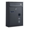 Post Box Parcel Box Combo | Lockable | Outdoor Letter & Package Storage