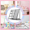Bookshelf Bookcase with 9 Storage Compartme for Children's Reading Room Black
