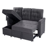 3 Seater Sofa Bed Corner Couch Sectional Settee Sleep Reversible Storage Chaise