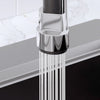 Modern Mono Pull Out Kitchen Mixer Tap Dual Spout Spray Single Lever Chrome